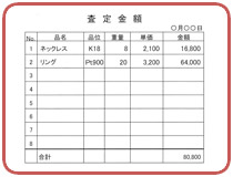 価格提示